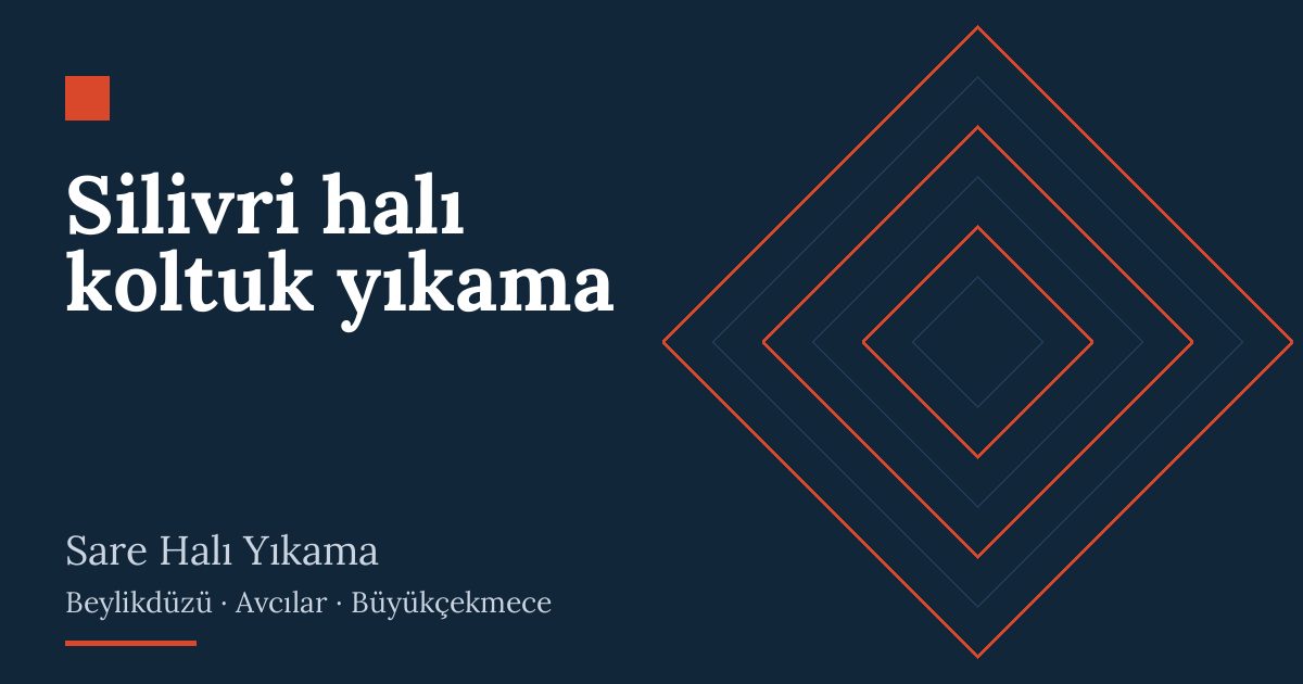 Silivri halı koltuk yıkama hizmeti