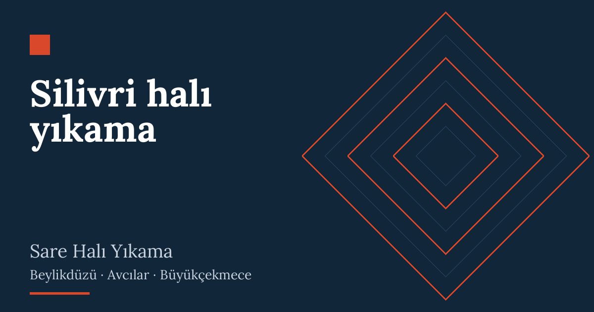Silivri halı yıkama hizmeti