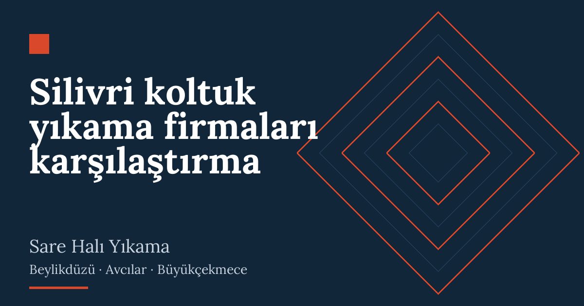 Silivri koltuk yıkama firmaları karşılaştırma: evde yıkama