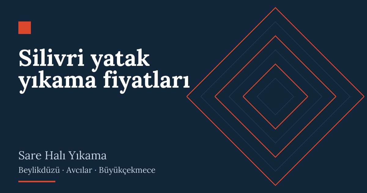 Silivri yatak yıkama fiyatları: evde yıkama