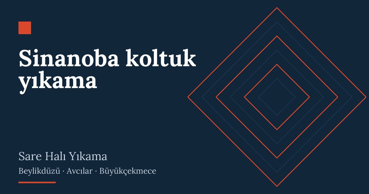 Sinanoba koltuk yıkama | Sare Halı Yıkama