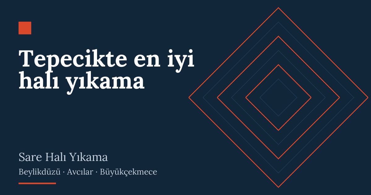 Tepecikte en iyi halı yıkama – hizmet özeti