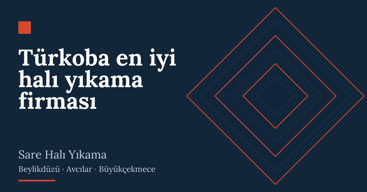 Türkoba en iyi halı yıkama firması | Sare Halı Yıkama