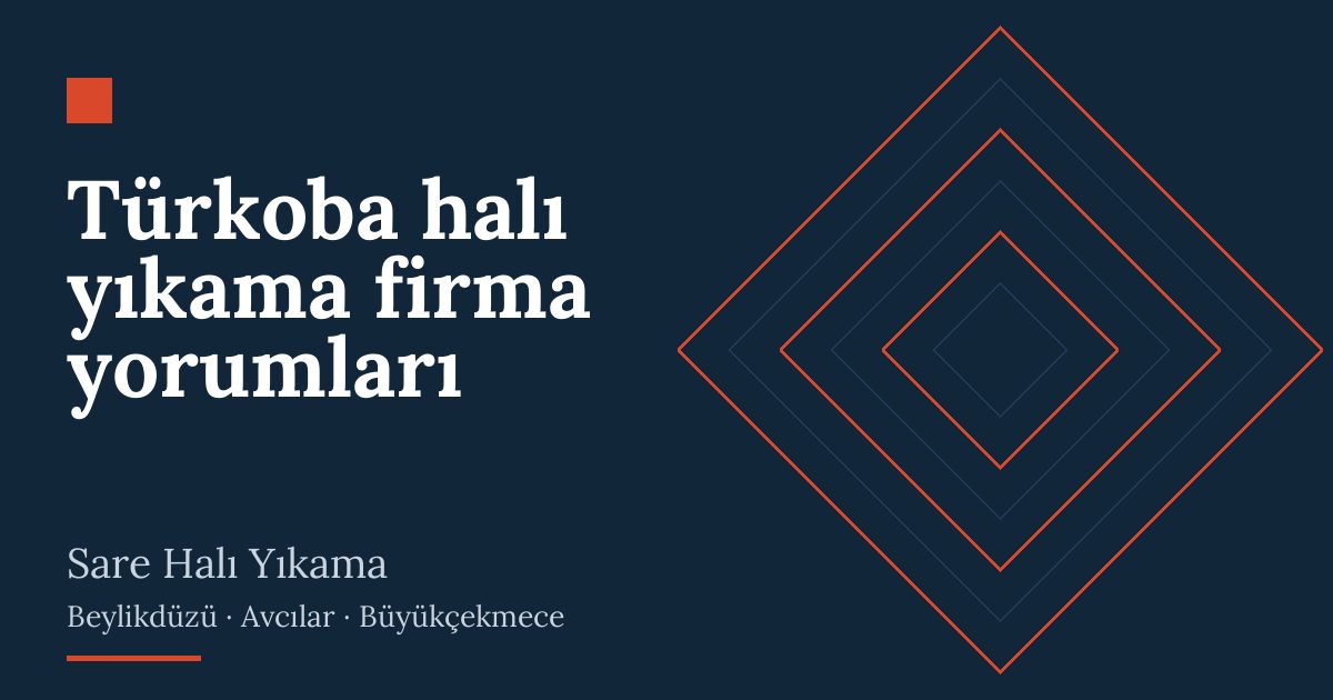 Türkoba halı yıkama firma yorumları | Sare Halı Yıkama