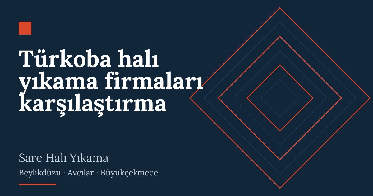 Türkoba halı yıkama firmaları karşılaştırma: alım, yıkama ve teslim