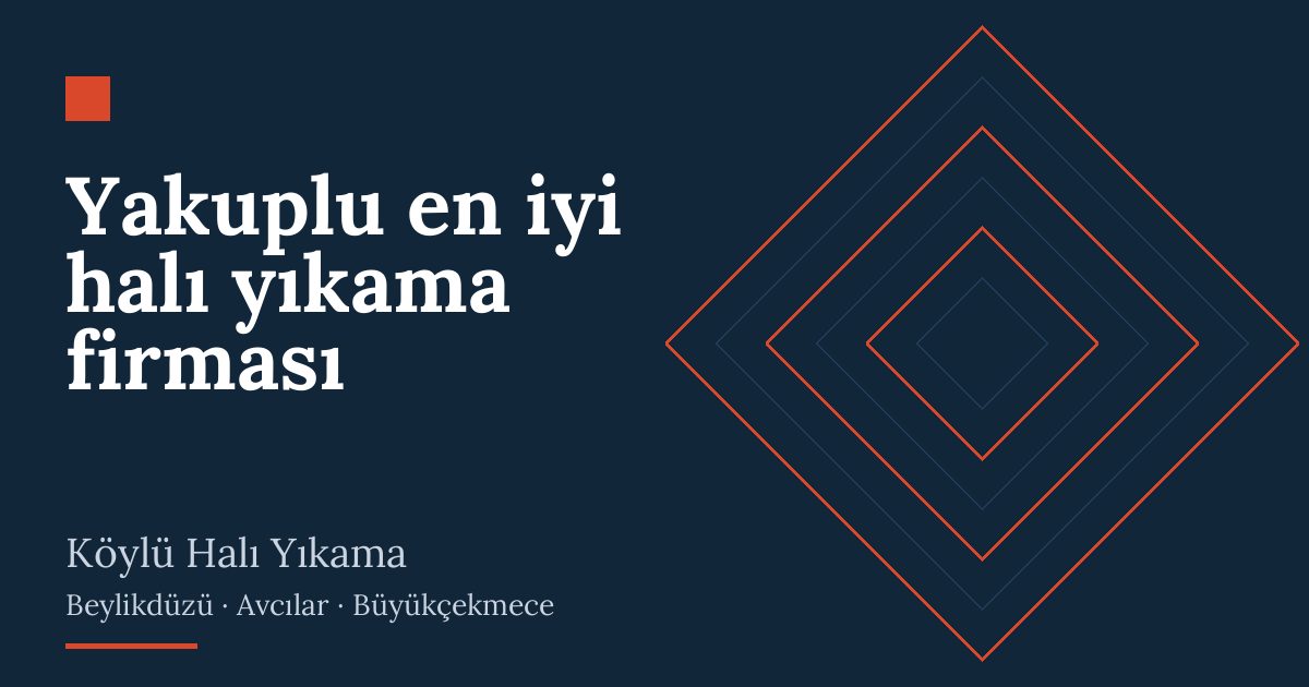 Yakuplu en iyi halı yıkama firması: alım, yıkama ve teslim