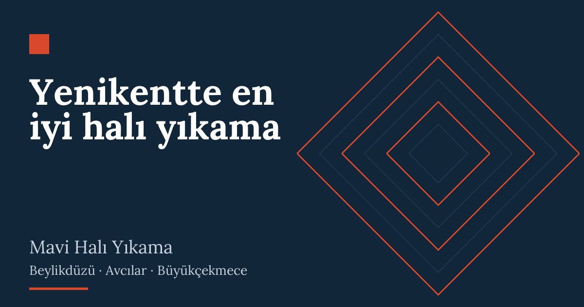 Yenikentte en iyi halı yıkama hizmeti