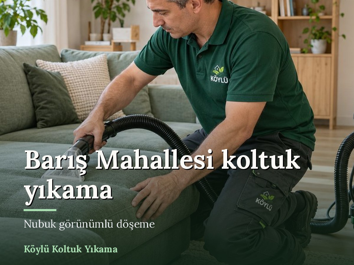 Köylü Halı Yıkama Barış koltuk yıkama hizmeti