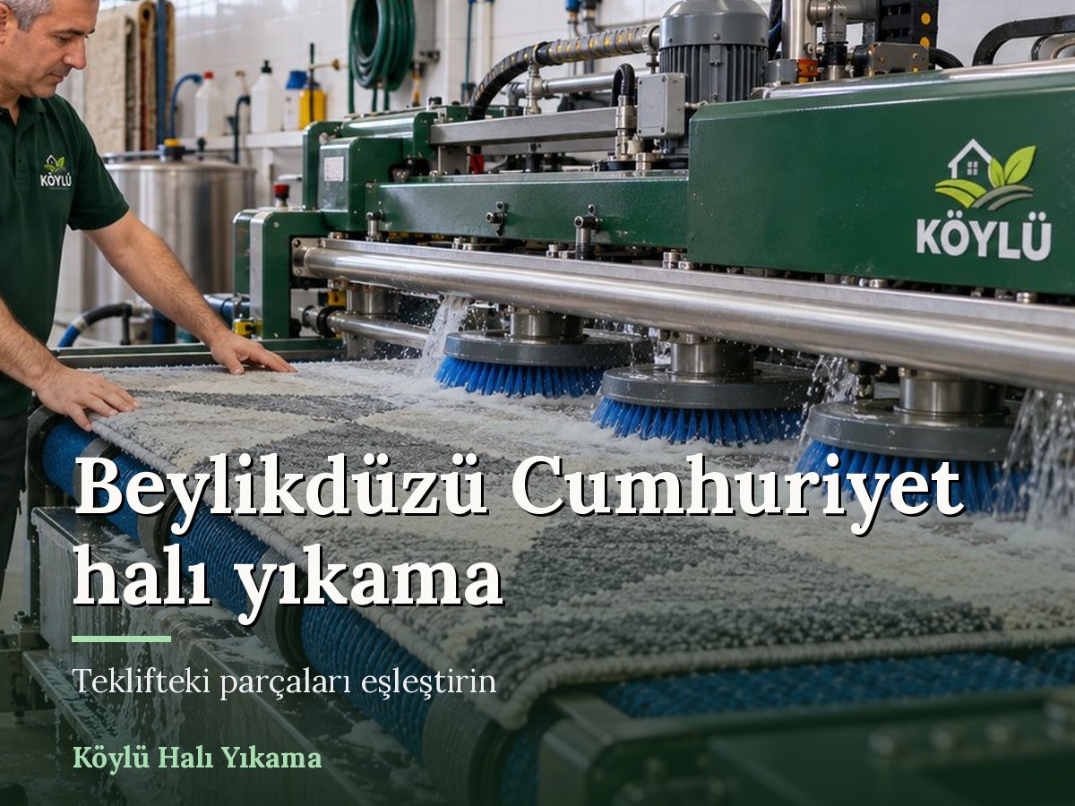 Köylü Halı Yıkama Cumhuriyet halı yıkama hizmeti
