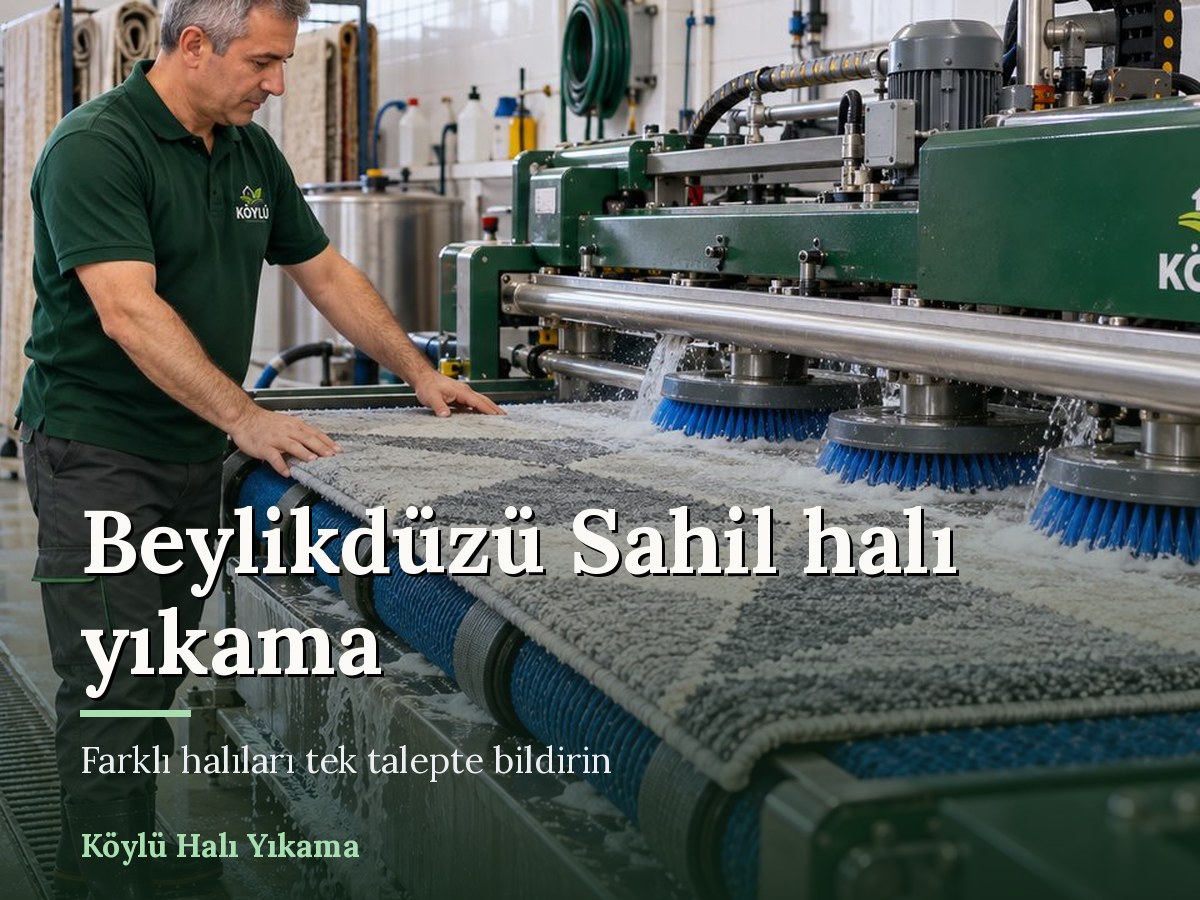 Köylü Halı Yıkama Sahil halı yıkama hizmeti