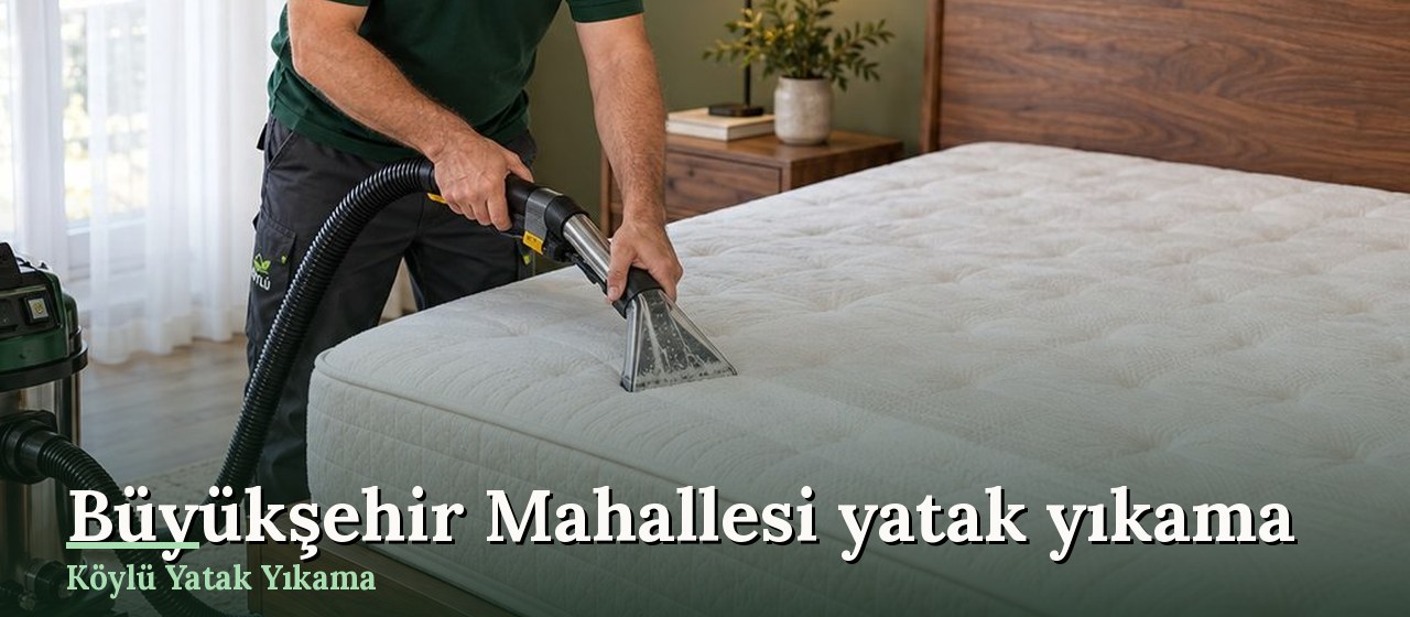 Büyükşehir Mahallesi yatak yıkama talebinde sabit kaplama, alez ve ayrı ped birbirinden ayrılarak kayda geçer.