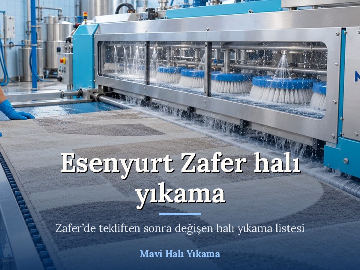 Mavi Halı Yıkama Esenyurt halı yıkama hizmeti
