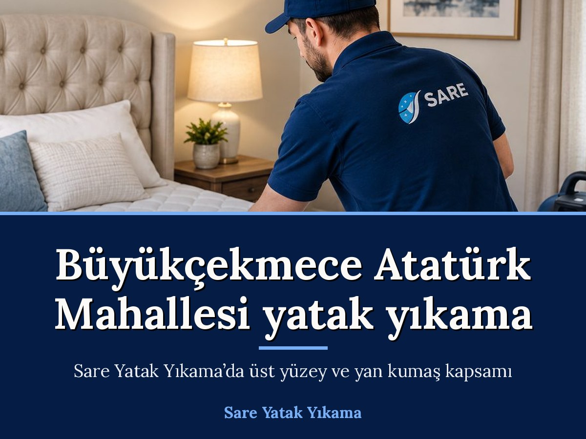 Sare Halı Yıkama Büyükçekmece yatak yıkama hizmeti