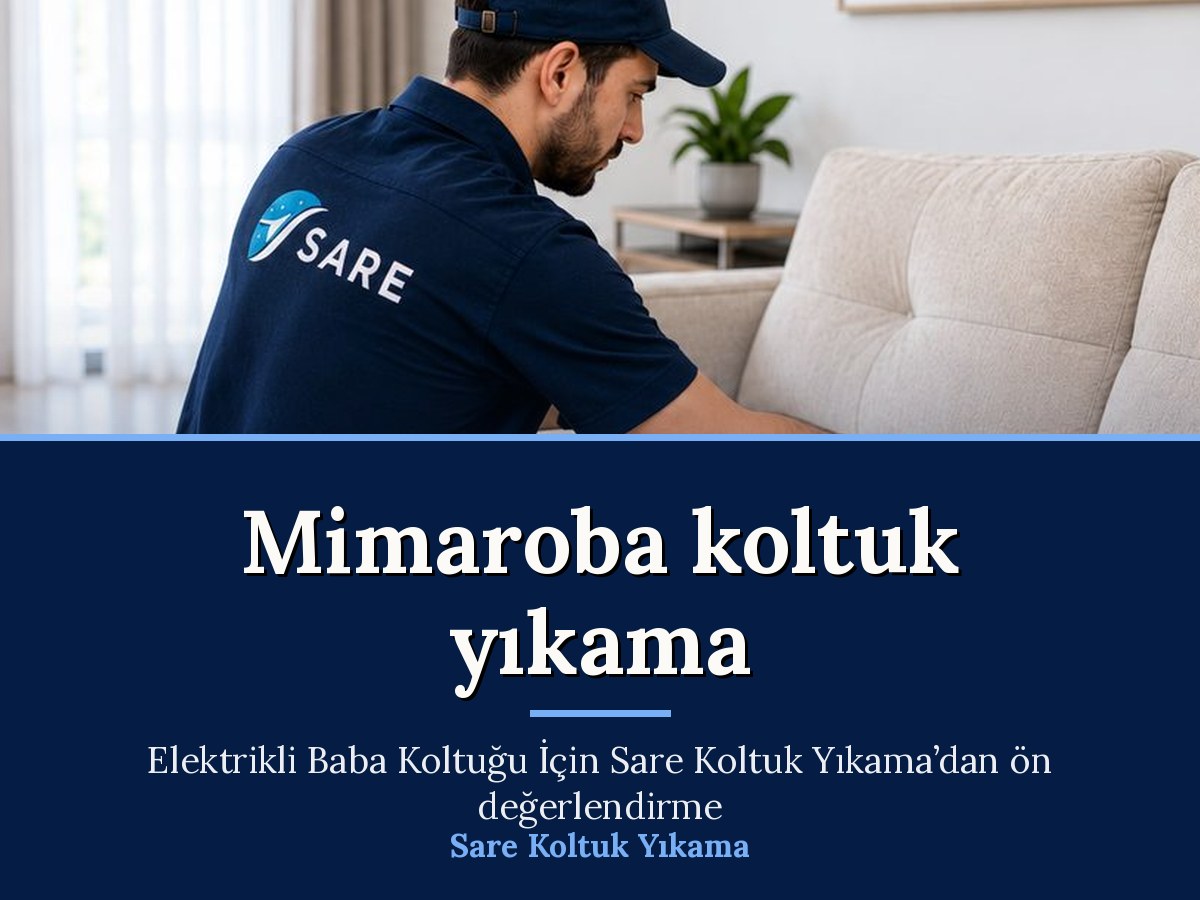 Sare Halı Yıkama Büyükçekmece koltuk yıkama hizmeti