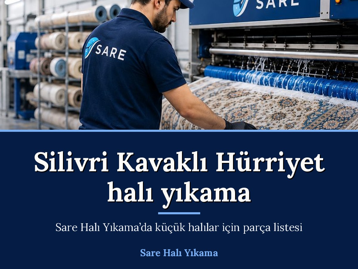 Sare Halı Yıkama Büyükçekmece halı yıkama hizmeti